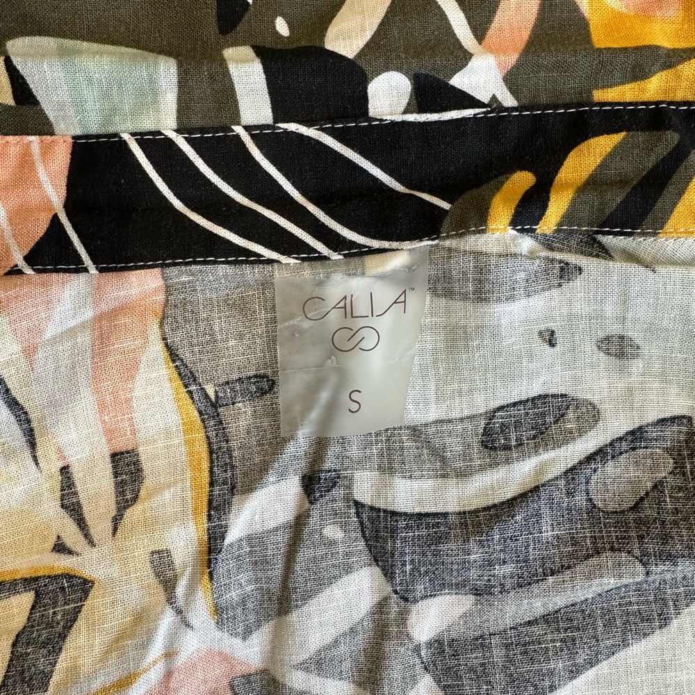 Calla Multicolored Patterned Button Up - image 4